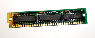 256 kB Simm 30-pin Parity 70 ns 3-Chip 256kx9 (Chips: 2x NEC D424256C-70 + 1x Samsung KM41C256P-7)