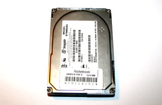 524 MB IDE - Hard Drive 2,5" 44-pin Notebook - Harddisk  Seagate ST9655AG