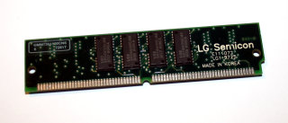 16 MB FastPageMode-RAM 72-pin PS/2 Parity Memory 60 ns   LG Semicon GMM7364100CNS6