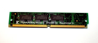16 MB FPM-RAM 72-pin PS/2 Parity Memory 60 ns Fujitsu FSA4UN3642-60JG-S
