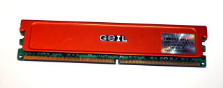 1 GB DDR2-RAM 240-pin PC2-6400U CL4  non-ECC 2.1V  GEIL GX21GB6400UX