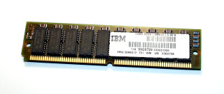 32 MB FPM-RAM  8Mx40 Parity 60 ns 72-pin PS/2-Memory    IBM 33G0728 / FRU: 39H8312