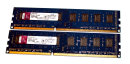 8 GB DDR3 RAM 240-pin (2x4GB) PC3-10600U nonECC Kingston...
