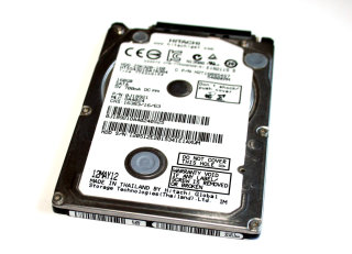 160 GB SATA II - Harddisk 2,5" Notebook-Festplatte, 3 Gbps Hitachi HTS543216A7A384