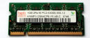 1 GB DDR2 RAM 200-pin SO-DIMM 2Rx16 PC2-5300S  Hynix HYMP112S64CP6-Y5 AB-C