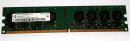 1 GB DDR2-RAM 240-pin 2Rx8 PC2-6400U non-ECC Qimonda HYS64T128020EU-2.5-B2
