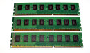 6 GB DDR3 RAM 240-pin (3x2GB) PC3-10600U nonECC Kingston...