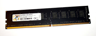 8 GB DDR4-RAM 288-pin 1,2V PC4-19200 non-ECC DDR4-2400 CL15 Intel XMP 2.0 Ready G.SKILL F4-2400C15S-8GNT