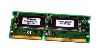 32 MB SO-DIMM 144-pin SD-RAM PC-66  Toshiba THLY644031BFG-10L
