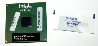 Intel Pentium III Prozessor 800 MHz, Socket 370  SL4CE  Coppermine-Core, 256kB Cache, 100 MHz FSB, 1.7V