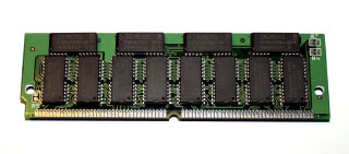 32 MB EDO-RAM 72-pin Parity 8Mx36 PS/2 Memory 60 ns  Chips: 16x Panasonic MN4117405CSJ-06 + 8x Siemens HYB514105BJ-60
