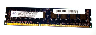 4 GB DDR3 RAM 240-pin 2Rx8 PC3-10600U nonECC  CL9   Nanya NT4GC64B8HB0NF-CG