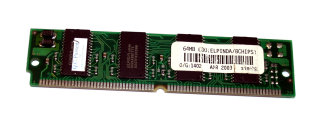64 MB EDO-RAM 72-pin PS/2 Memory 60 ns  3.3V Chips 8x Elpida 5165405FTT-6