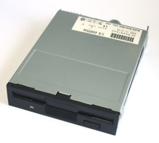 3,5" Disketten-Laufwerk (DD-Floppy 720kb / HD-Floppy 1,44 MB) ALPS DF354N164G  Frontblende: schwarz