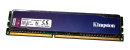 2 GB DDR3 RAM 240-pin PC3-12800U non-ECC CL9 1.65V  Kingston KHX1600C9AD3B1/2G HyperX blu.