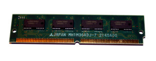 4 MB FPM-RAM 72-pin PS/2 Parity-Memory 70 ns  Mitsubishi MH1M36ADJ-7