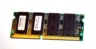 64 MB EDO SO-DIMM 144-pin 50ns 3.3V  Toshiba THL64V8015BTG-5S