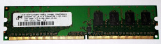 1 GB DDR2 RAM 240-pin 1Rx8 PC2-6400U non-ECC  Micron MT8HTF12864AY-800E1