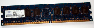 1 GB DDR2-RAM 240-pin 2Rx8 PC2-4200U non-ECC  Nanya NT1GT64U8HA0BY-37B