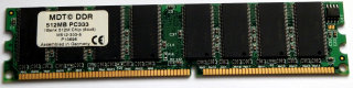 512 MB DDR-RAM 184-pin PC-2700U PC333  MDT M512-333-8