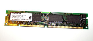 128 MB SD-RAM 168-pin PC-133U non-ECC  Siemens SSU01664A2B21MT-75