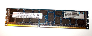 8 GB DDR3-RAM 240-pin Registered ECC 2Rx4 PC3-10600R Hynix HMT31GR7CFR4C-H9 T8 AD