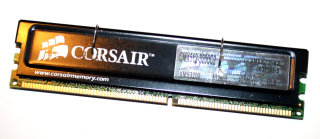 512 MB DDR-RAM 184-pin XMS PC-3200U non-ECC CL2  Corsair CMX512-3200C2 XMS3202v4.2