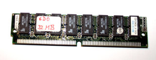32 MB EDO-RAM  non-Parity 60 ns 72-pin PS/2  Chips:16x ACTCTS TM3117400BJ-6