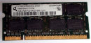 2 GB DDR2-RAM 200-pin SO-DIMM 2Rx8 PC2-6400S  Qimonda...