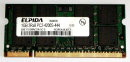 1 GB DDR2 RAM 2Rx8 PC2-4200S  Elpida EBE11UD8AGSA-5C-E