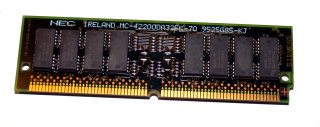 8 MB FPM-RAM 72-pin PS/2-Memory non-Parity 70 ns  NEC MC-422000A32FK-70