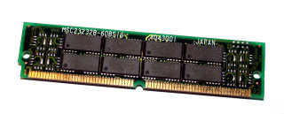 8 MB FPM-RAM 72-pin PS/2 60 ns non-Parity FastPage-Memory  OKI MSC23232B-60BS16