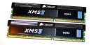 8 GB DDR3-RAM (2x4GB) 240-pin PC3-10600U XMS3-Memory...