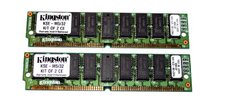 32 MB EDO-RAM Kit 72-pin PS/2 Parity 60 ns  Kingston KSE-M5/32   for Siemens Nixdorf SCENIC PRO C5/ M5/ D5