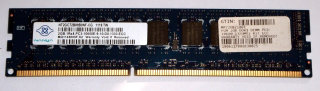 2 GB DDR3-RAM 240-pin ECC-Memory 1Rx8 PC3-10600E  Nanya NT2GC72B89B0NF-CG