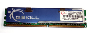 1 GB DDR2-RAM 240-pin PC2-6400U non-ECC CL4 2.0V-2.1V  G.SKILL F2-6400CL4D-2GBHK