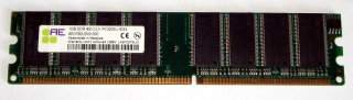1 GB DDR-RAM 184-pin PC-3200U non-ECC  Aeneon AED760UD00-500D98X