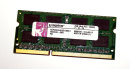 2 GB DDR3-RAM 204-pin SO-DIMM 2Rx8 PC3-8500S  Kingston...