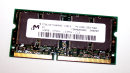 128 MB 144-pin SO-DIMM PC-133 CL3 SD-RAM  Micron...