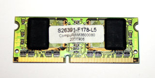 128 MB SO-DIMM 144-pin SD-RAM PC-133   CompuRAM   S26391-F178-L5