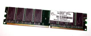 256 MB DDR-RAM 184-pin PC-3200U non-ECC CL2.5  G.SKILL F1-3200PHU1-256NT