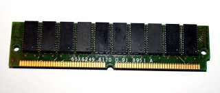 2 MB FPM-RAM 72-pin PS/2-Simm Parity-Memory 85 ns  IBM 65X6249   FRU: 92F0104
