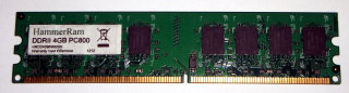 4 GB DDR2-RAM PC2-6400U non-ECC 800 MHz für Mainboards mit AMD-CPU
