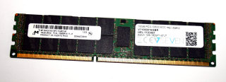 16 GB DDR3-RAM 240-pin Registered ECC 2Rx4 PC3L-10600R CL9 Micron MT36KSF2G72PZ-1G4D1HF