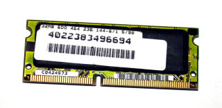 32 MB EDO SO-DIMM 144-pin 3,3V  60ns Optosys 464 23E 144-6/1   Luchs1