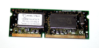 64 MB SO-DIMM PC-133 144-pin CL3 Laptop-Memory Mosel Vitelic V43658Y04VATG-75