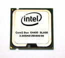 Intel Core2Duo E4400 SLA98   CPU  2x2,00 GHz   800 MHz...