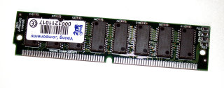 16 MB FPM-RAM 72-pin 4Mx32 non-Parity PS/2 Simm 70 ns  Chips: Texas Instruments TMS417400ADJ-60