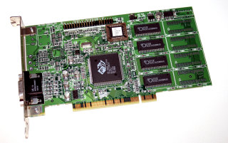 PCI-Grafikkarte ATI 3D Rage II+DVD  2 MB EDO-RAM , P/N: 1023880900 509436
