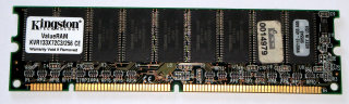 256 MB SD-RAM 168-pin PC-133 ECC-Memory  Kingston KVR133X72C3/256  9902112   double-sided